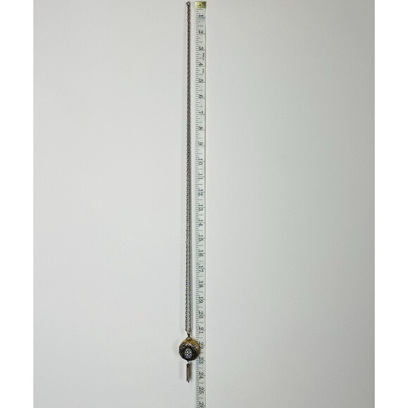 Vintage Mechanical Pendant Watch Necklace Tassel Gold-Tone Filagree Swiss Made - Picture 9 of 10